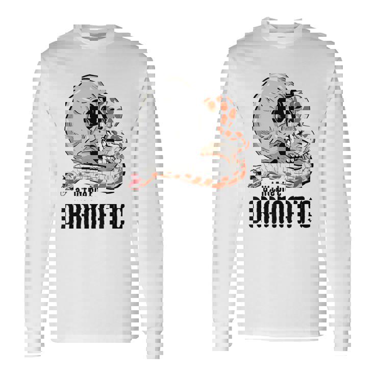 Hognose Drama Snake Little Bit Dramatic Hoggie Danger Noodle Long Sleeve T-Shirt