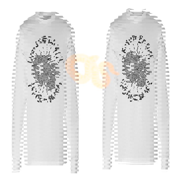 With Hognose Snakes Hognose Snake Owner Hognose Snake Lover Long Sleeve T-Shirt