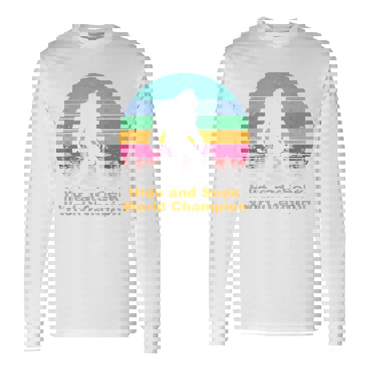 Humoristique Avec Idée Cadeau Hide And Seek T-shirt à manches longues