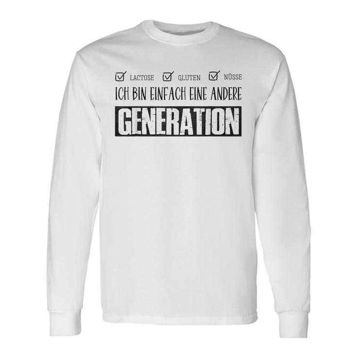 Ich Bin Einfach Eine Andere Generation Lustiges Blue Langarmshirts Geschenkideen