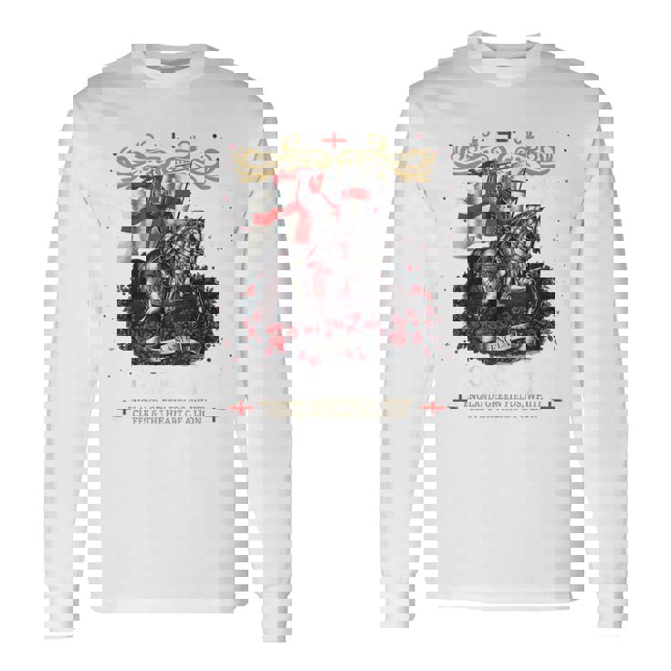 Idea De Traje Del Día De San Jorge Caballero Y Caballero San Jorge Camiseta de manga larga