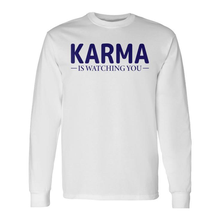 Karma Nur Gutes Karma Langarmshirts Geschenkideen