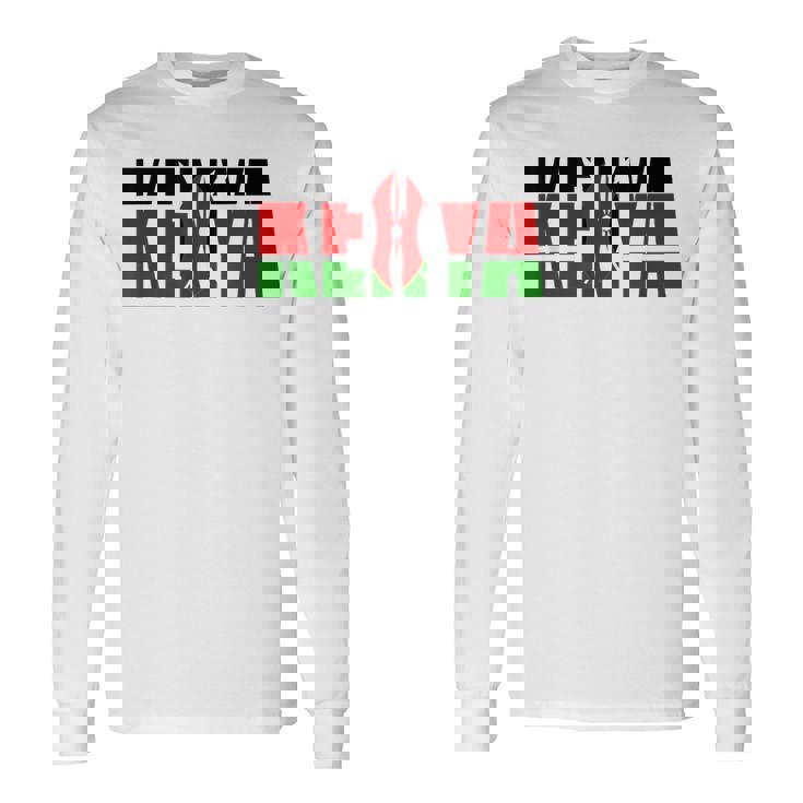 Kenya Flag Kenya Safari Kenyan Apparel Long Sleeve T-Shirt