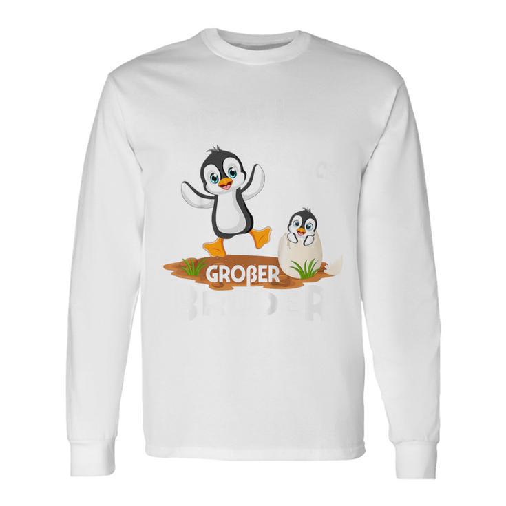 Kinder Endlich Großer Bruder Son Sibling Penguin Langarmshirts Geschenkideen