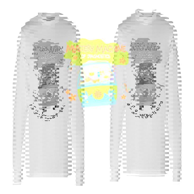Lab Week 2025 Mystery Machine Of Diagnostic Medical Lab Long Sleeve T-Shirt