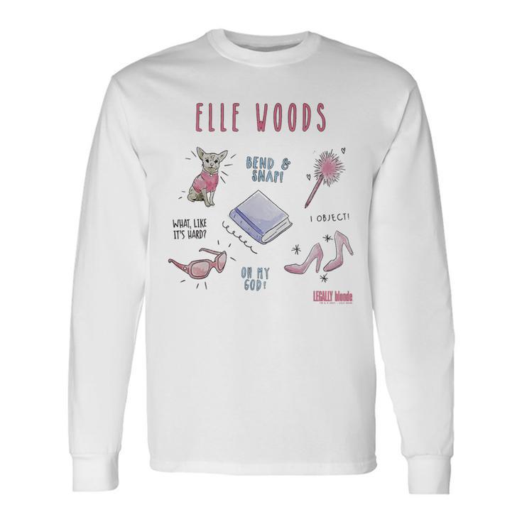 Legally Blonde Elle Woods Sketches Langarmshirts Geschenkideen