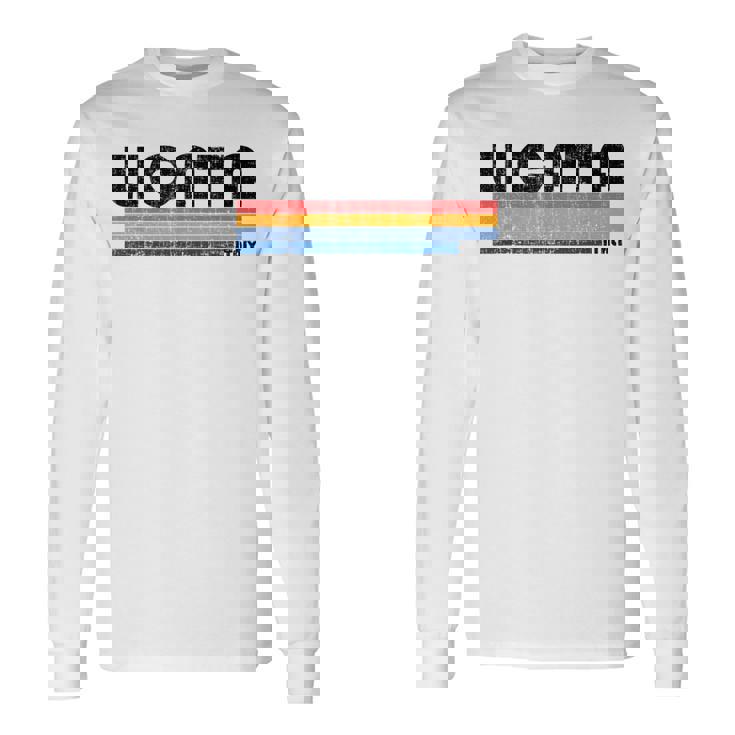 Licata Italia Retro 70S 80S Style Camiseta de manga larga