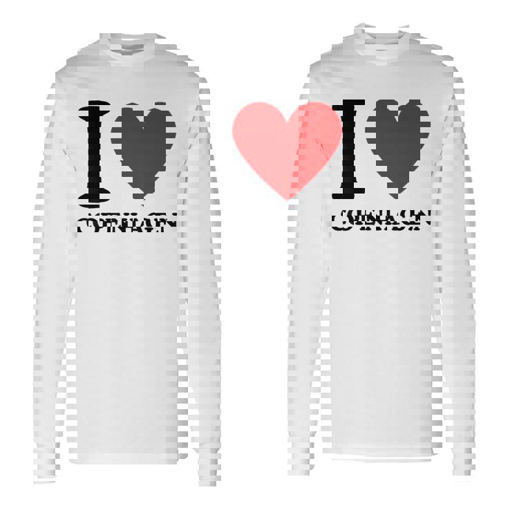 I Love Copenhagen I Heart Copenhagen Camiseta de manga larga