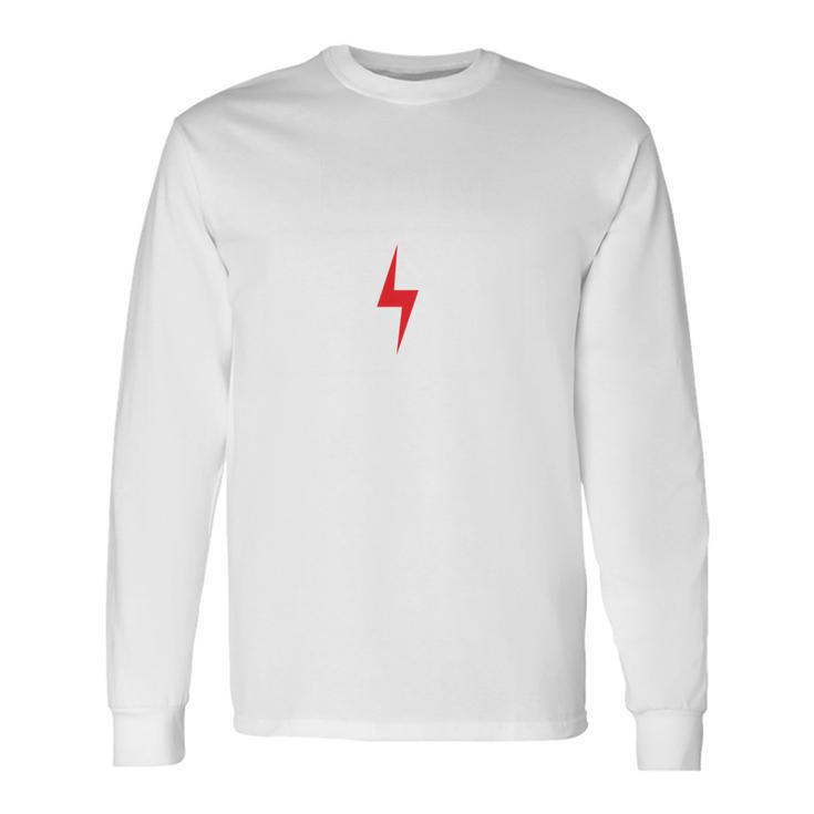 Mamá Batería Baja Divertidaacía Cansada Madre Madre Manga Larga Camiseta de manga larga
