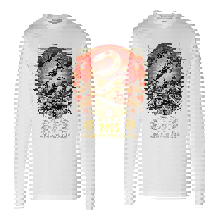 Nouvel An Lunaire Nouvel An Chinois 2025 Année Du Serpent 2025 T-shirt à manches longues
