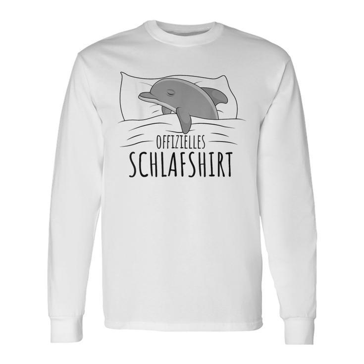 Official Dolphin Pyjamas Sleep Langarmshirts Geschenkideen