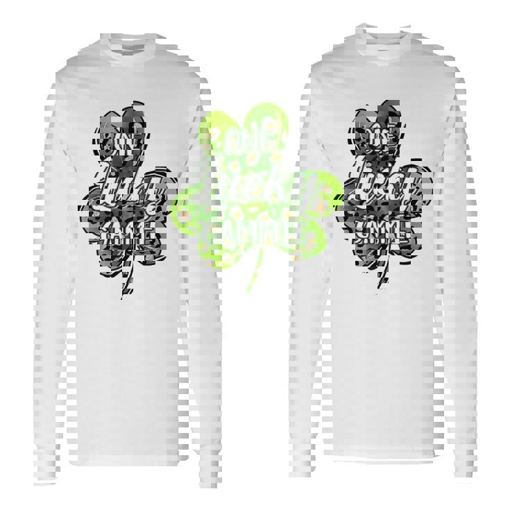 One Lucky Gammie Irish Shamrocks St Patrick's Day Long Sleeve T-Shirt