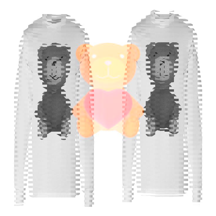 Ours En Peluche 3D T-shirt à manches longues
