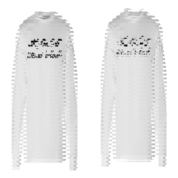 Parable Of The Lost Sheep Christian Cottagecore Kawaii Lamb Long Sleeve T-Shirt