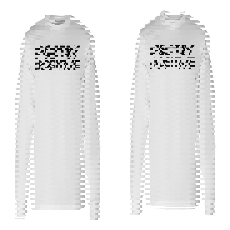 Poésie Positive T-shirt à manches longues