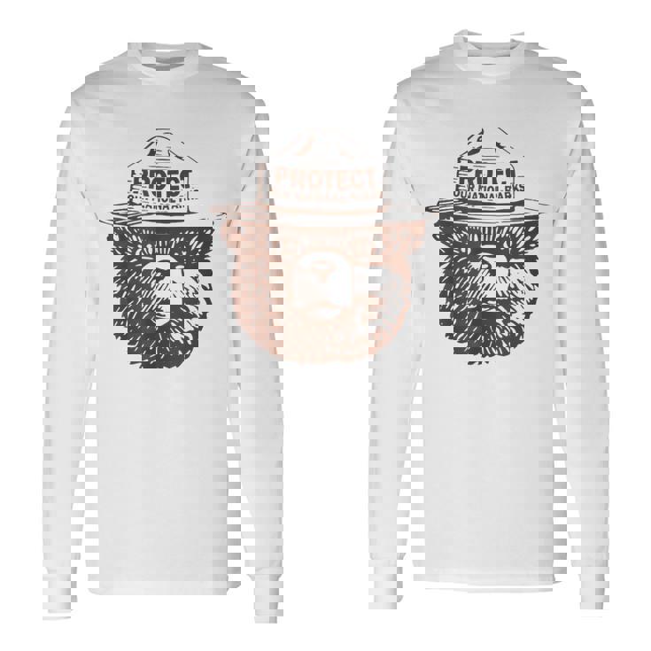 Protect Our Parks Bear Graphic National Park Long Sleeve T-Shirt