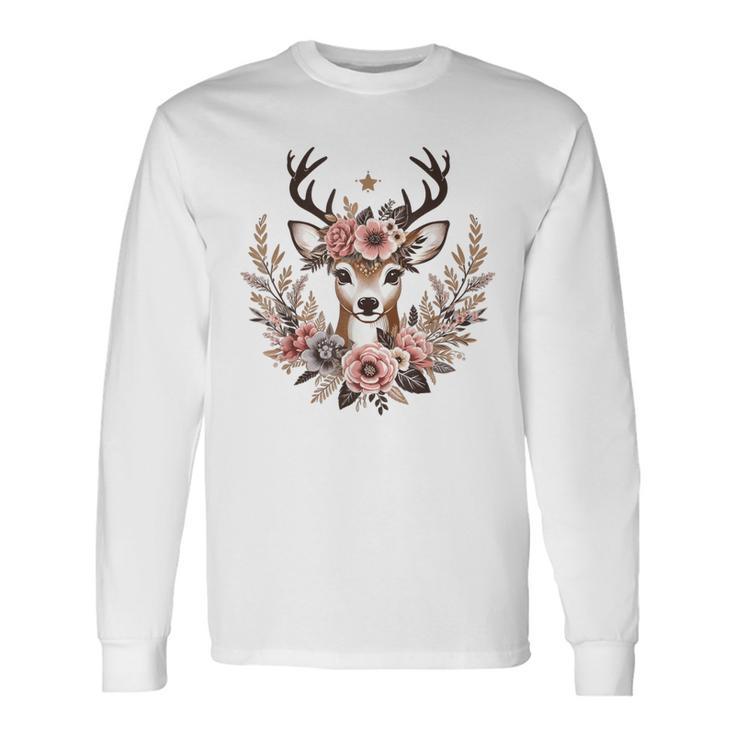 Reh Damen Reh Kostüm Kinder Carnival Reindeer Langarmshirts Geschenkideen