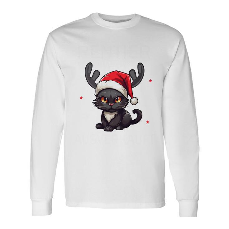 Reindeer Was Out Sold Out Cats Christmas Langarmshirts Geschenkideen