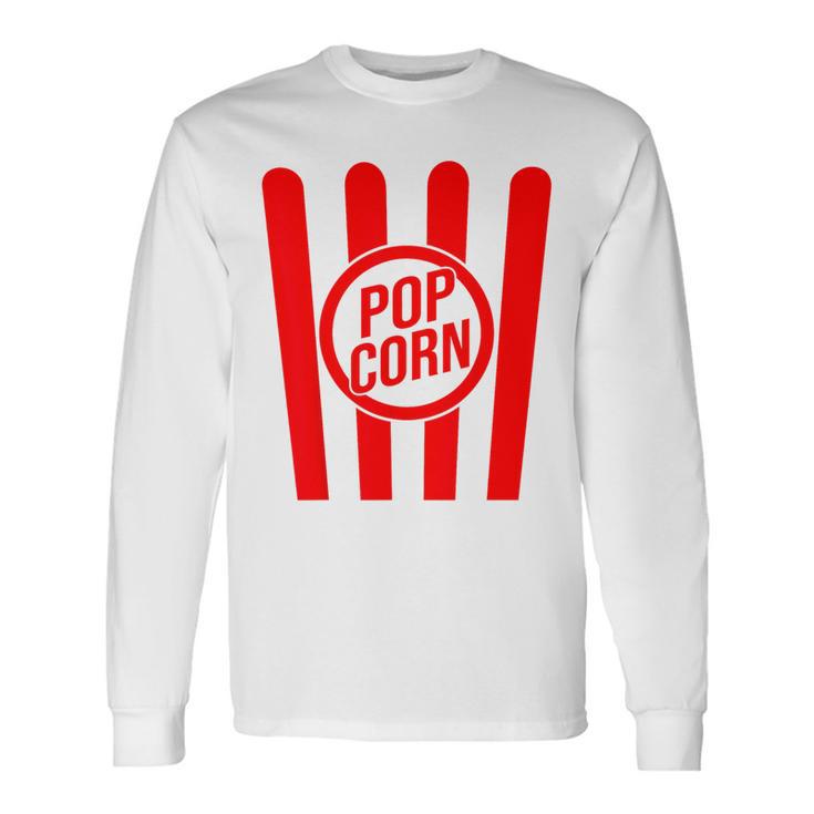 Retro Popcorn Costume For Carnival Fancy Dress Langarmshirts Geschenkideen