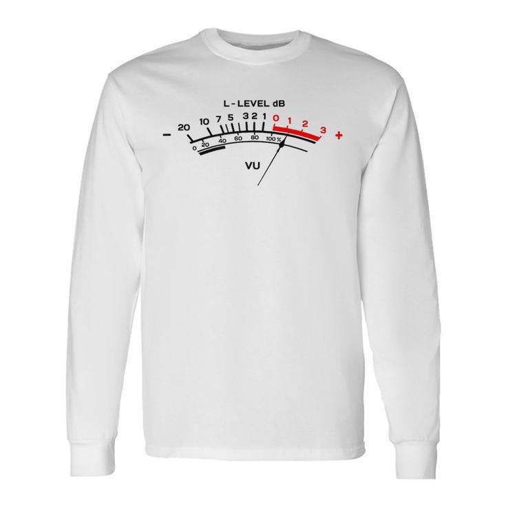 Retrou Meterintage Hi-Fi Audio Stereo Music Sound Langarmshirts Geschenkideen