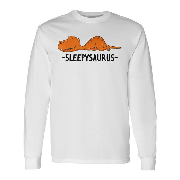 Sleepysaurus Schlaf Schlafanzug Nachthemd Dinosaurier Langarmshirts Geschenkideen