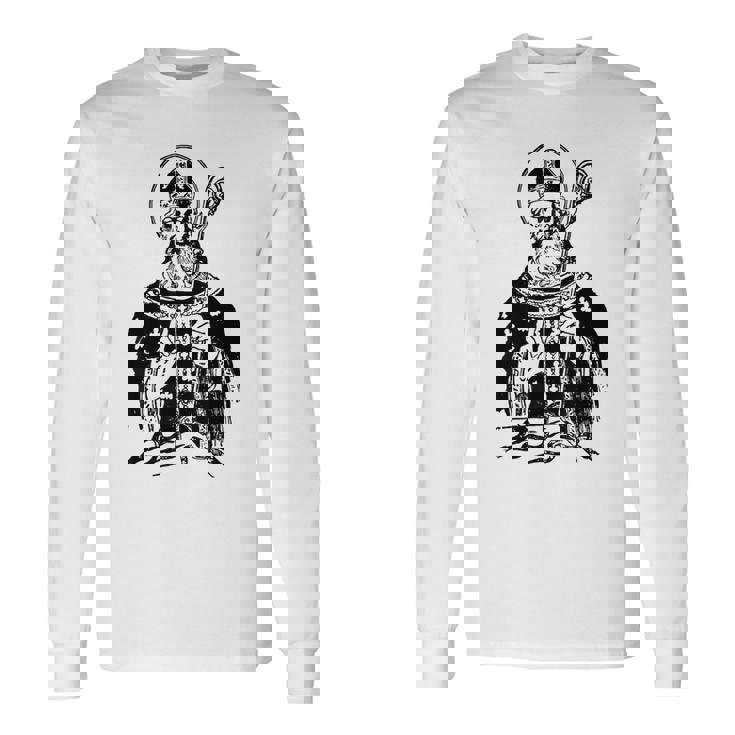 St Patrick Saint Patty Clover Catholic Snake Long Sleeve T-Shirt