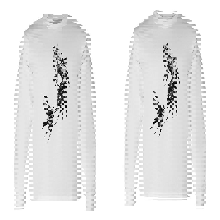 Tatuaje Pájaros Golondrina Pájaro Regalo Golondrinas Tatuaje Camiseta de manga larga