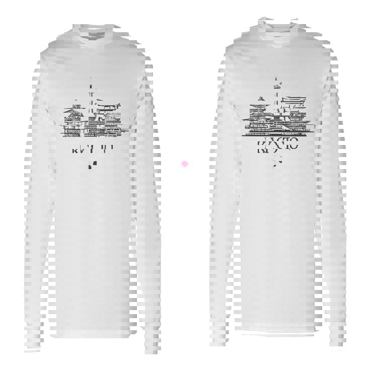 Vintage Kyoto Japónacaciones Japón Lover Camiseta de manga larga