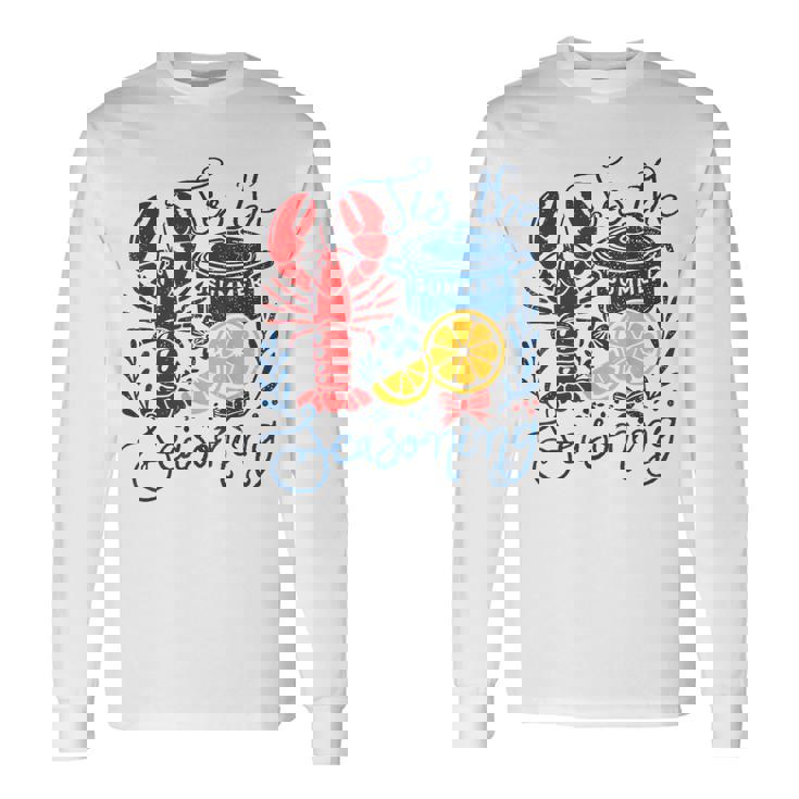 Vintage Tis The Season Summer Vibes Crawfish Season Long Sleeve T-Shirt