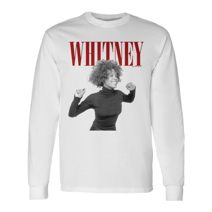 Whitney Houston Wanna Dance Gray Langarmshirts Geschenkideen