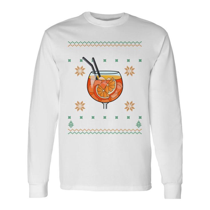 They See Me Aperollin' X Merry Spritzmas Xmas Christmas Long-Sleeved Langarmshirts Geschenkideen