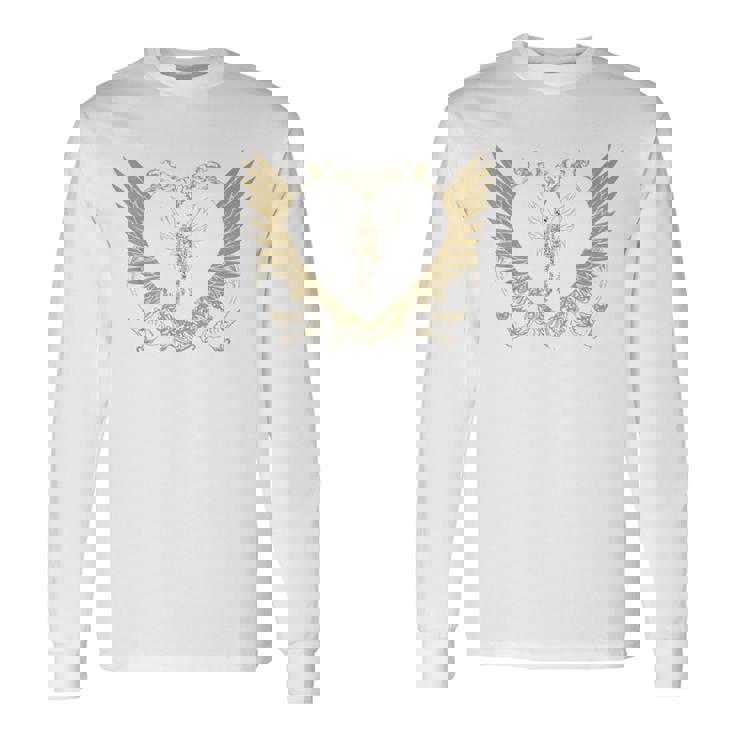 Y2k Fairy Grunge Aesthetic Winged Skeleton Y2k Fairycore Camiseta de manga larga