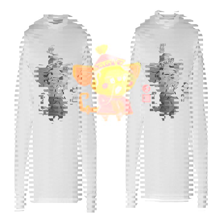 Year Of The Rat Chinese Zodiac Animal Horoscope Red Seal Premium Long Sleeve T-Shirt