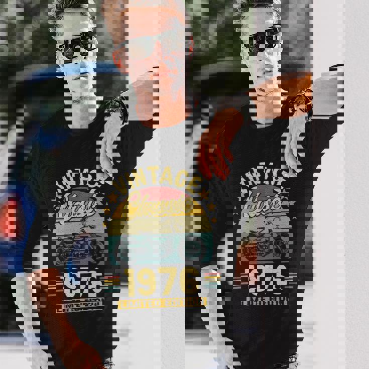 1976 Motorcycle Limited Edition Long Sleeve T-Shirt Gifts for Him