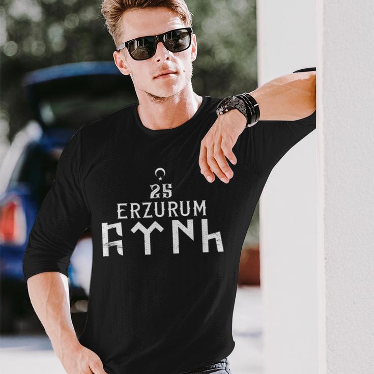 25 Erzurum Turkey Langarmshirts Geschenke für Ihn