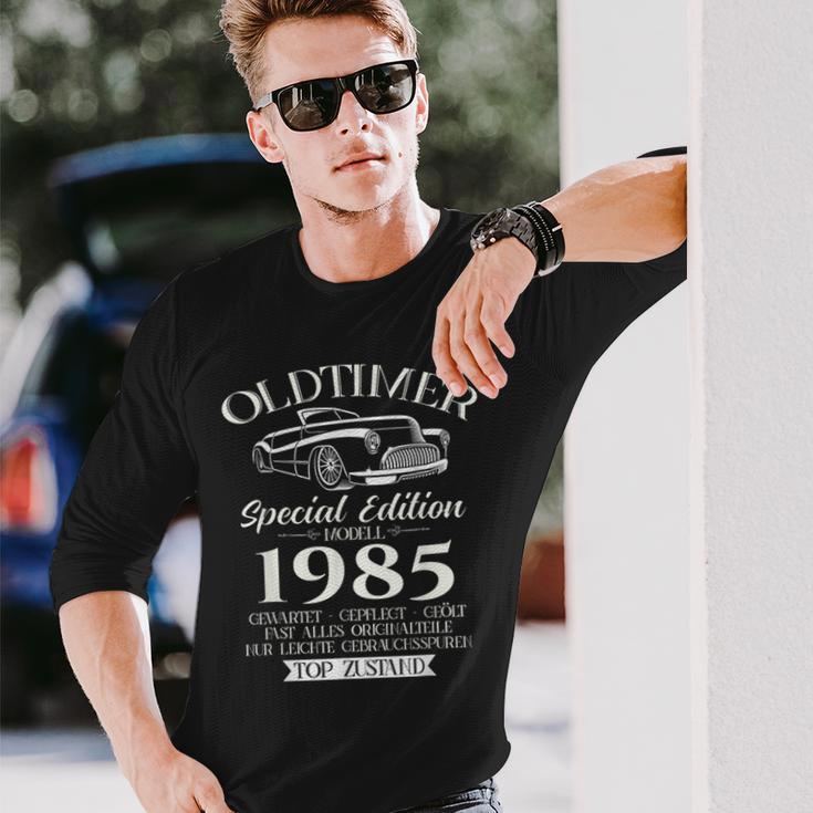 40Th Birthday Manintageintage 1985 Langarmshirts Geschenke für Ihn