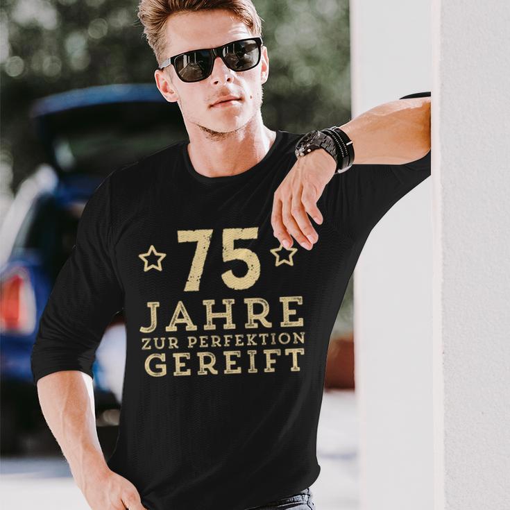 75Th Birthday 1943 Born Idea Langarmshirts Geschenke für Ihn