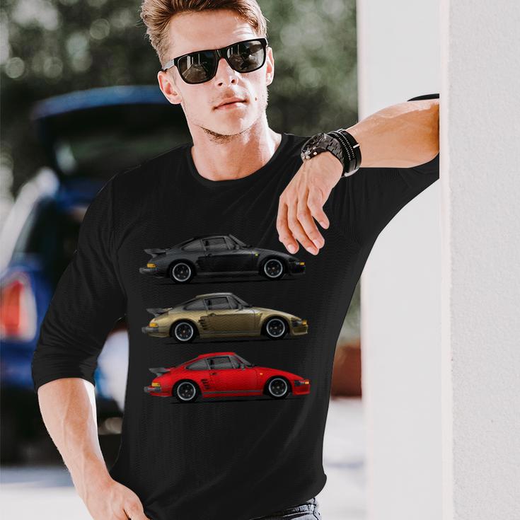 930 Turbo 911 992 964 996 4Th Of July American Langarmshirts Geschenke für Ihn