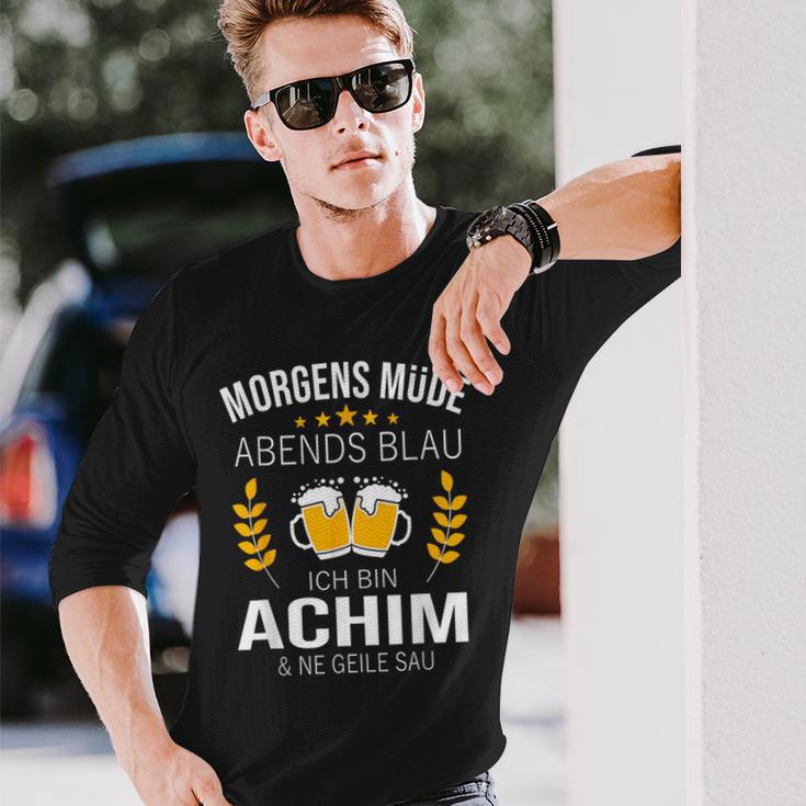 Achim Name Idea Birthday Saying Langarmshirts Geschenke für Ihn