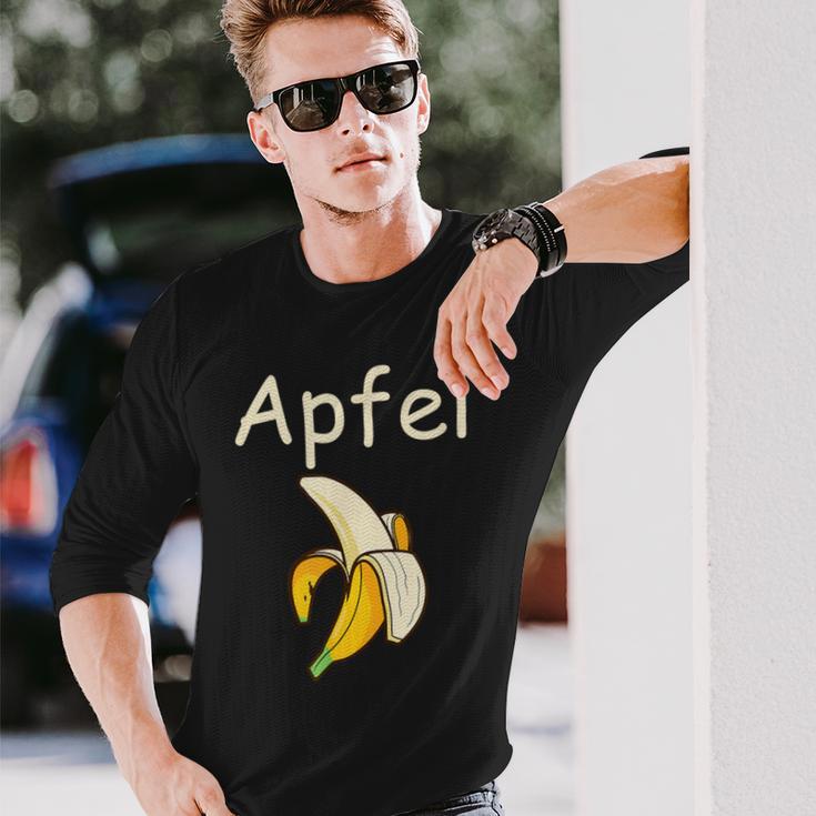 Apfel Banane Scherz Unsinn Langarmshirts Geschenke für Ihn