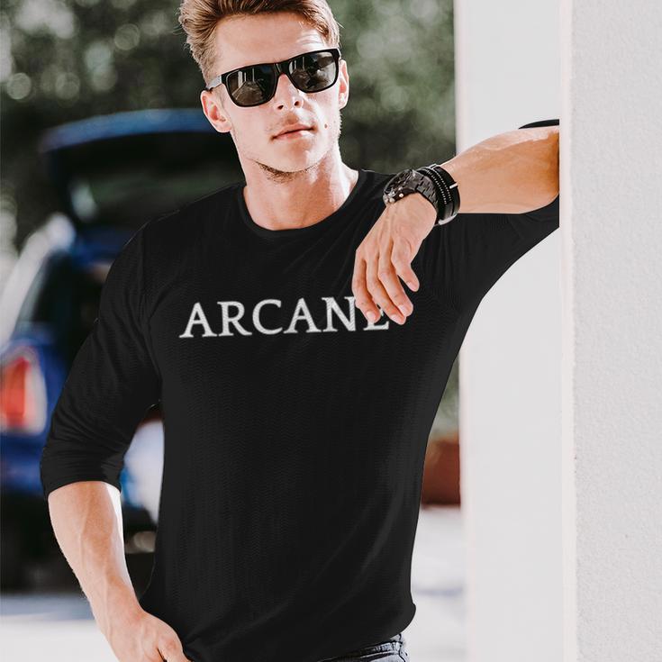 Arcane English Word Apparel Langarmshirts Geschenke für Ihn