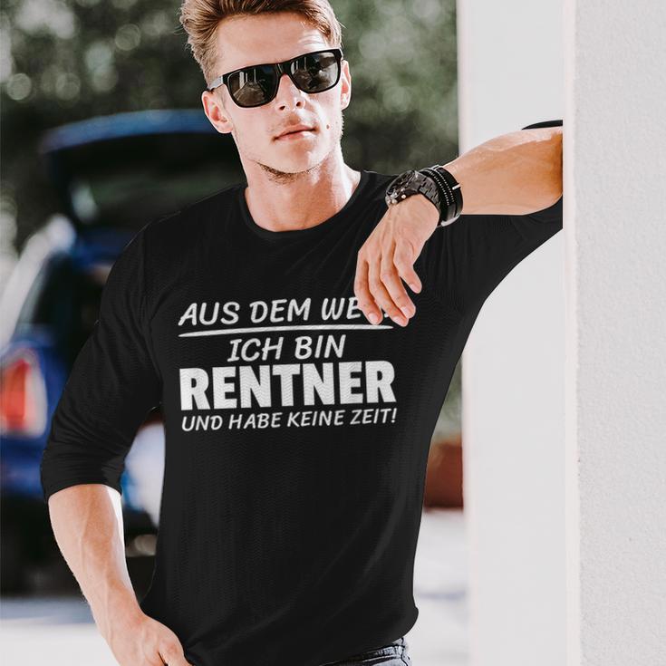 Aus Dem Weg Ich Bin Rentner Und Habe Keine Zeit Langarmshirts Geschenke für Ihn