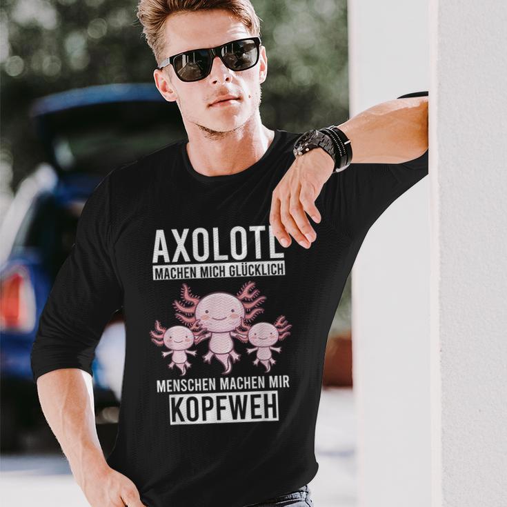 Axolotl Aquaristik Axolotlbreeder Langarmshirts Geschenke für Ihn