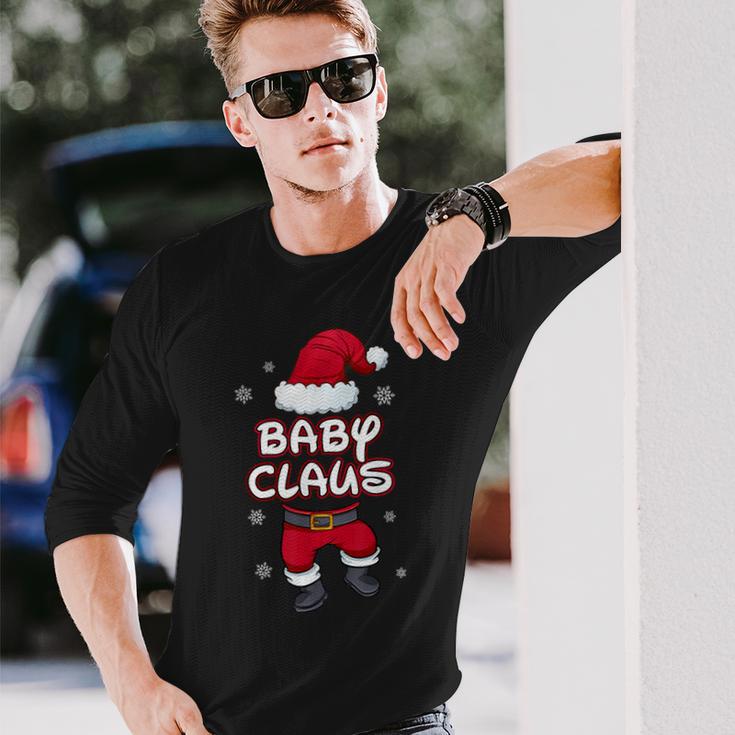 Baby Claus Christmas Family Partner Look Santa Claus Langarmshirts Geschenke für Ihn