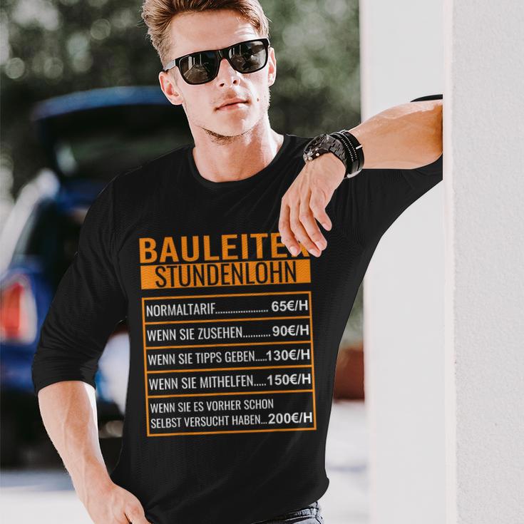 Baustelle Stundenlohn Langarmshirts Geschenke für Ihn