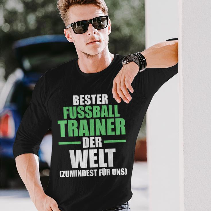 Best Football Trainer In The World Trainer Langarmshirts Geschenke für Ihn