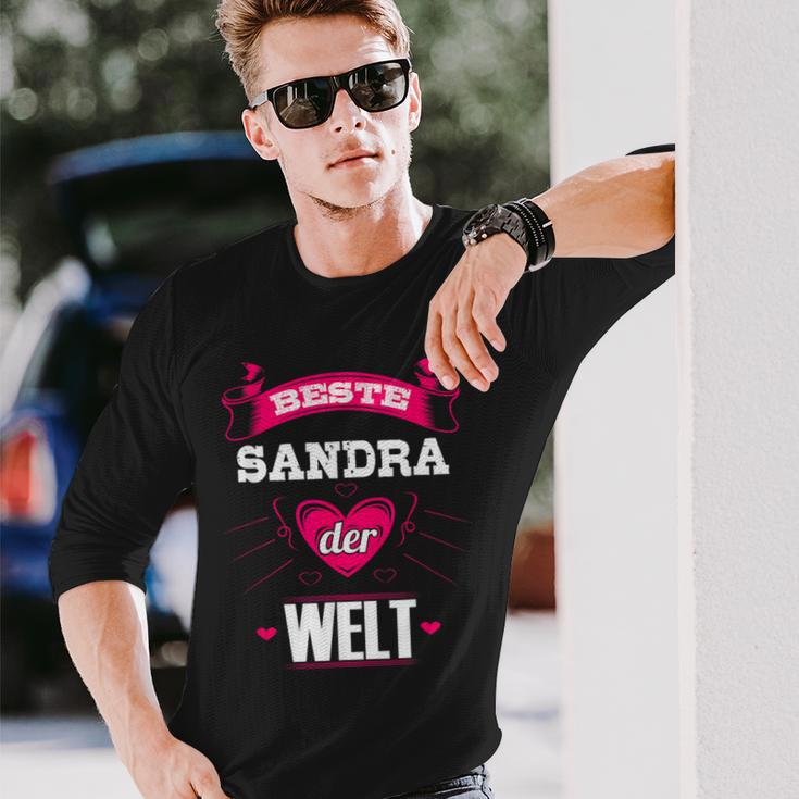 Beste Sandra Der Welt Langarmshirts Geschenke für Ihn