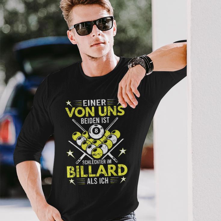 Billiard Accessories Billiard Pool Player S Langarmshirts Geschenke für Ihn