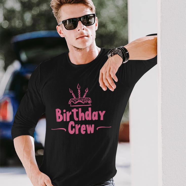 Birthday Crew Langarmshirts Geschenke für Ihn