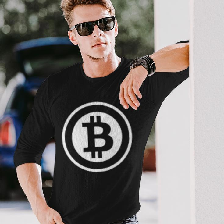 Bitcoin Michael Saylor Langarmshirts Geschenke für Ihn